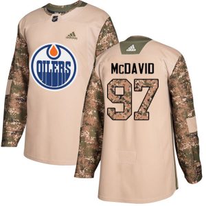 Edmonton Oilers Trikot #97 Connor McDavid Authentic Camo Veterans Day Practice